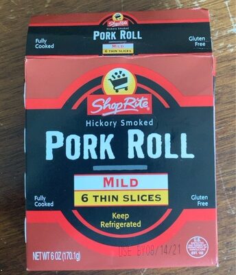 Mild Hickory Smoked Pork Roll, Mild Hickory Smoked