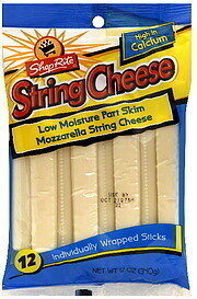 Mozzarella Low Moisture Part-Skim String Cheese, Mozzarella