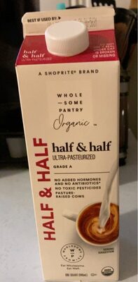 Organic, Half & Half