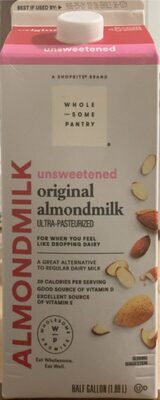 Unsweetened Original Almondmilk, Unsweetened Original