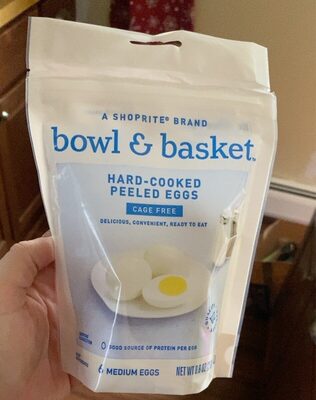 Cage Free Hard-Cooked Peeled Medium Eggs