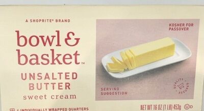 Unsalted Sweet Cream Butter, Unsalted