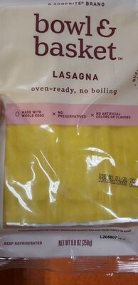 Pasta, Lasagna