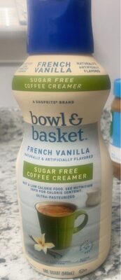 French Vanilla Sugar Free Coffee Creamer, French Vanilla