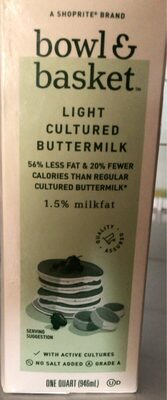 Light Cultured Buttermilk, Light
