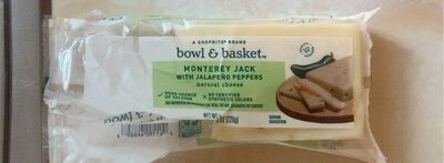 Monterey Jack With Jalapeno Peppers Cheese, Monterey Jack With Jalapeno Peppers