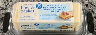 New York Sharp White Cheddar Cracker Cuts Cheese, New York Sharp White Cheddar