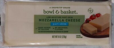 Mozzarella Low-Moisture Part-Skim Cheese, Mozzarella