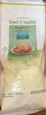 Mozzarella Low-Moisture Part-Skim Shredded Cheese, Mozzarella
