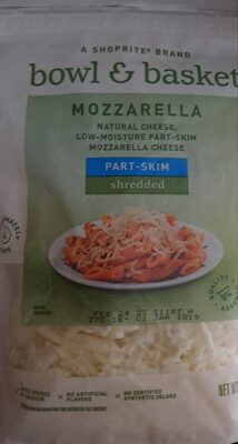 Mozzarella Low-Moisture Part-Skim Shredded Cheese, Mozzarella