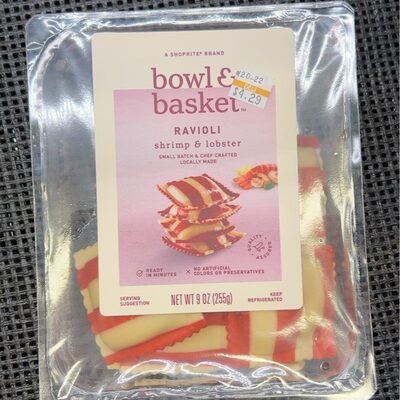 Shrimp & Lobster Ravioli, Shrimp & Lobster