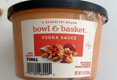 Vodka Sauce, Vodka