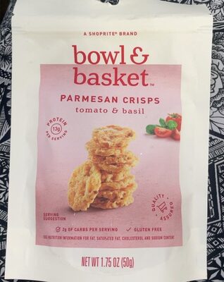 Tomato & Basil Parmesan Crisps, Tomato & Basil Parmesan