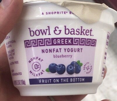 Blueberry Greek Nonfat Yogurt, Blueberry