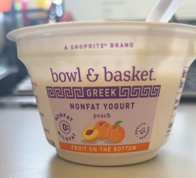 Peach Greek Nonfat Yogurt, Peach
