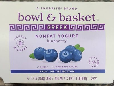 Fruit On The Bottom Greek Blueberry Nonfat Yogurt