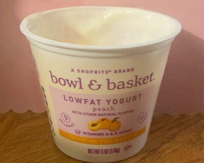 Peach Lowfat Yogurt, Peach