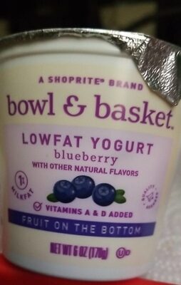 Blueberry Fruit On The Bottom Lowfat Yogurt, Blueberry