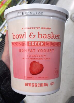 Strawberry Greek Nonfat Yogurt, Strawberry