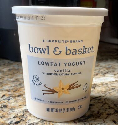 Vanilla Lowfat Yogurt, Vanilla