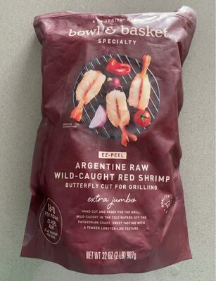 Argentine Raw Wild-Caught Red Shrimp