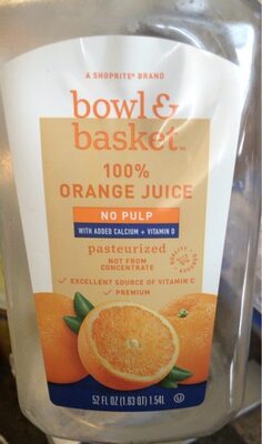 No Pulp Orange Juice, No Pulp Orange