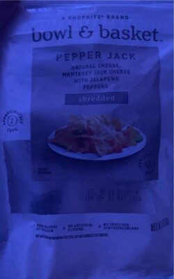 Pepper Jack Natural Cheese, Monterey Jack Cheese With Jalapeno Peppers, Pepper Jack