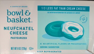 Neufchatel Pasteurized Cheese, Neufchatel