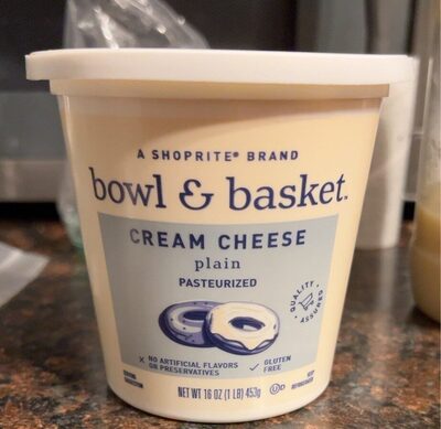 Plain Pasteurized Cream Cheese, Plain
