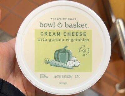 Cream Cheese With Garden Vegetables, Garden Vegetables