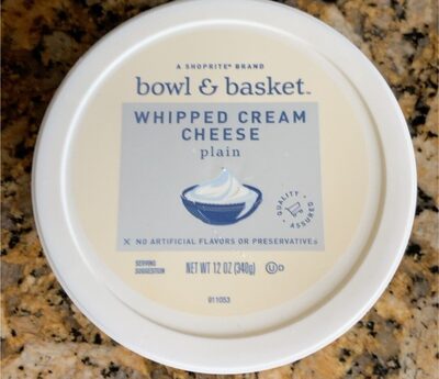 Plain Whipped Cream Cheese, Plain