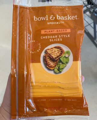 Specialty, Cheddar Style Plant-Based Slices, Cheddar Style