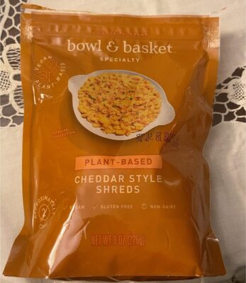 Specialty, Cheddar Style Plant-Based Shreds, Cheddar Style