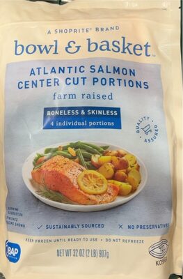 Center Cut Portions Boneless & Skinless Atlantic Salmon