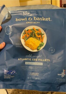 Specialty, Atlantic Wild-Caught Cod Fillets, Atlantic