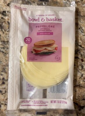 Provolone Not Smoked Thin Sliced Cheese, Provolone