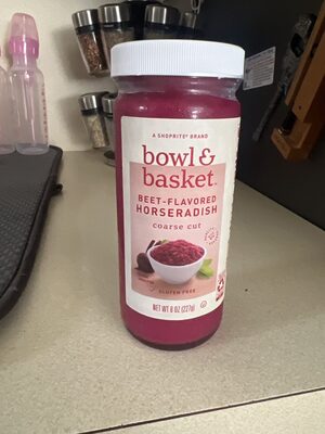 Beet-Flavored Coarse Cut Horseradish, Beet