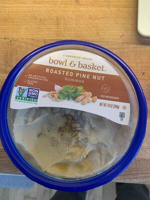 Roasted Pine Nut Hummus, Roasted Pine Nut