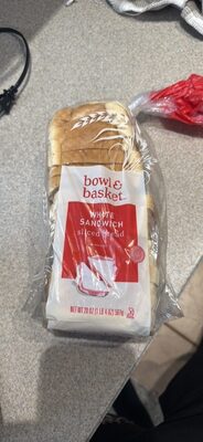 White Enriched Sliced Sandwich Bread, White