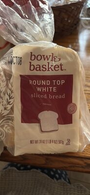 White Enriched Sliced Round Top Bread, White