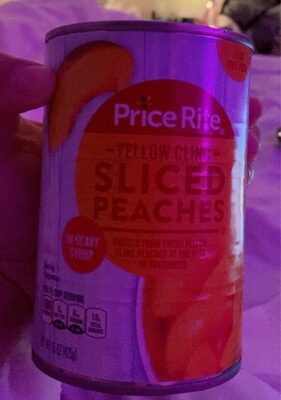Yellow Cling Sliced Peaches In Heavy Syrup, Heavy Syrup