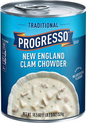Progresso Traditional New England Clam Chowder Gluten-Free Canned Soup