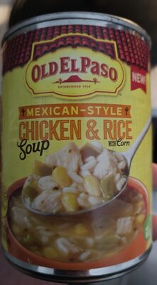 Old El Paso Mexican Style Chicken and Rice with Corn Soup