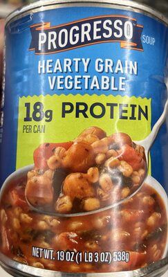 Progresso Protein Hearty Grain Vegetable Soup