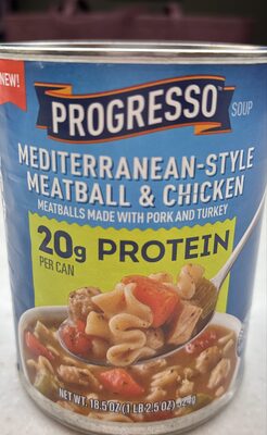 Progresso Protein Mediterranean-Style Meatball and Chicken Soup