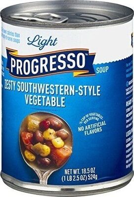 Progresso Light Zesty Southwestern Style Vegetable Soup