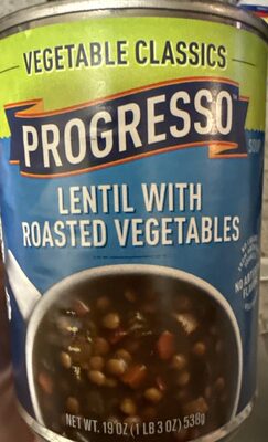 Progresso Vegetable Classics Lentil with Roasted Vegetables Soup