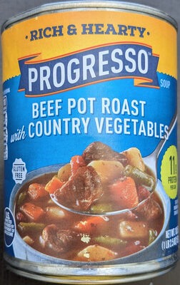 Progresso Rich & Hearty Beef Pot Roast with Country Vegetables Soup