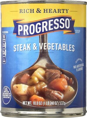 Progresso Rich & Hearty Steak & Vegetables Soup