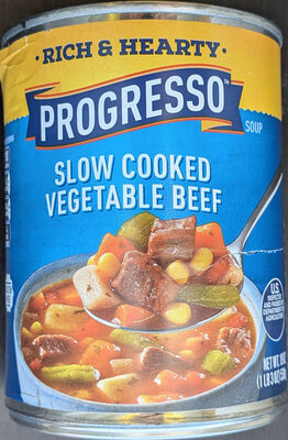 Progresso Rich & Hearty Slow Cooked Vegetable Beef Soup